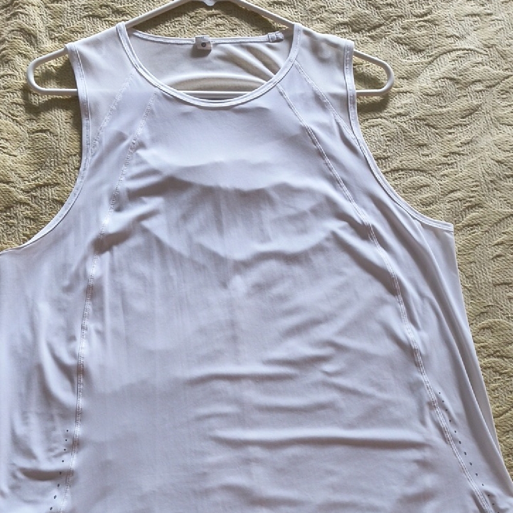 Lululemon White Sleeveless Top 12